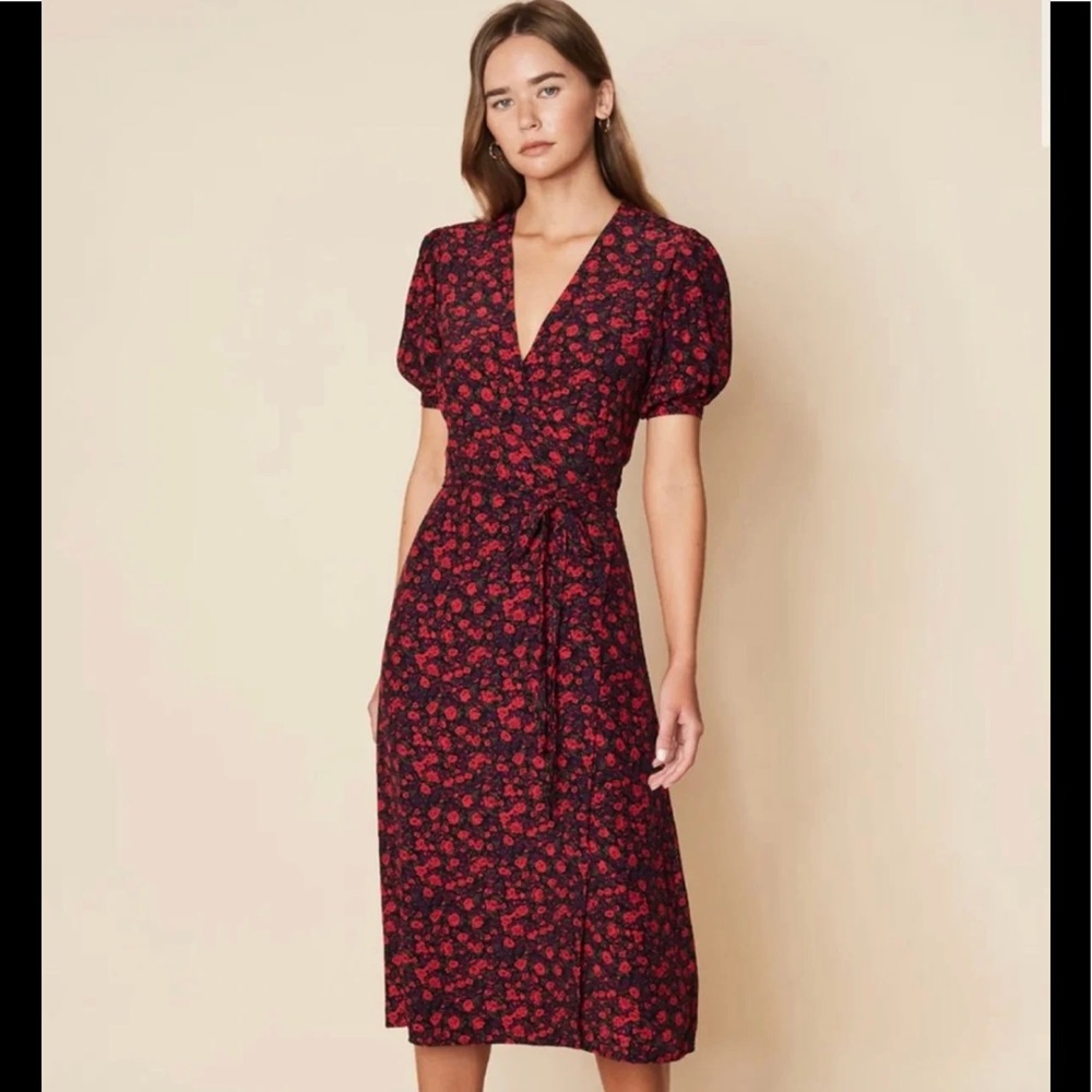 Faithful The Brand Sumaia Wrap Dress Uma floral Size small
